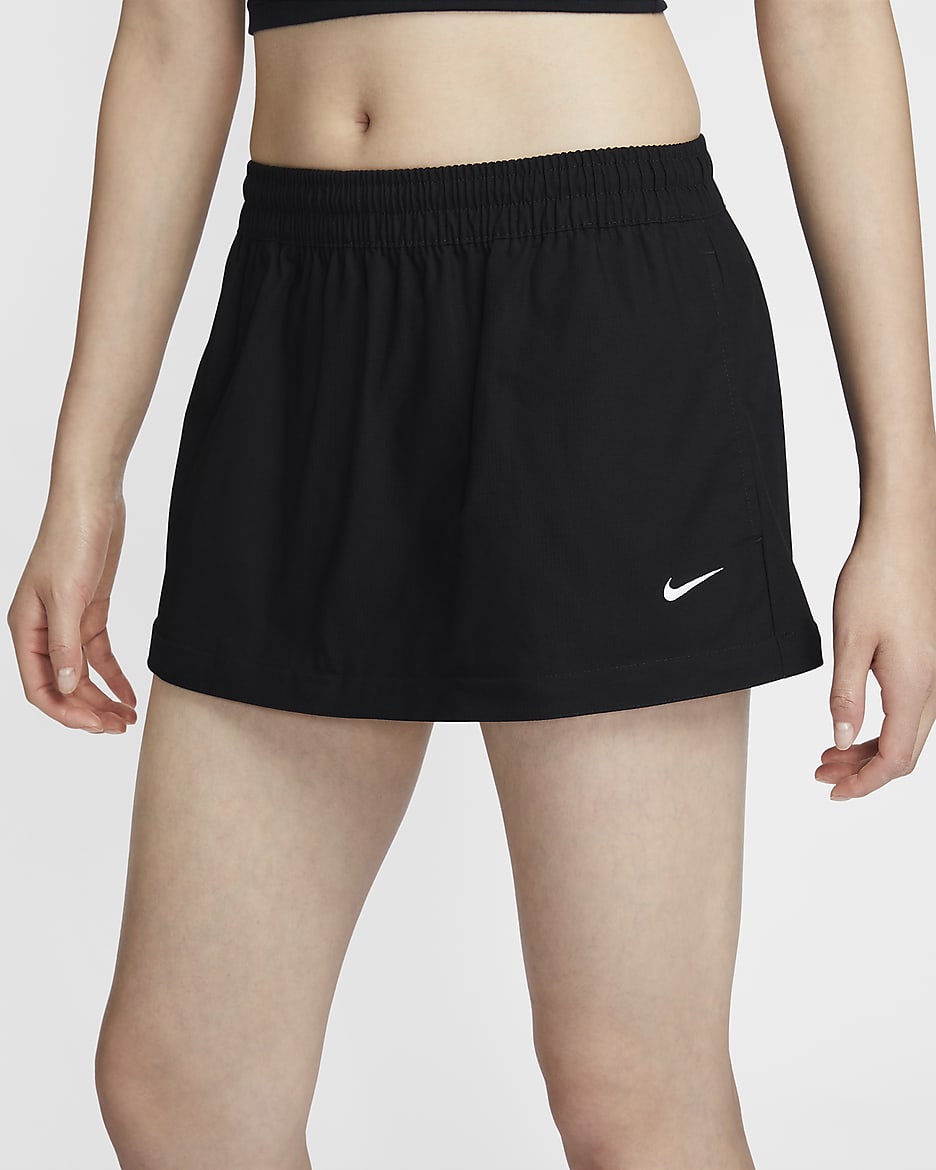 Nike Sportswear Essential Women s Mid Rise Woven Cargo Midi Skirt